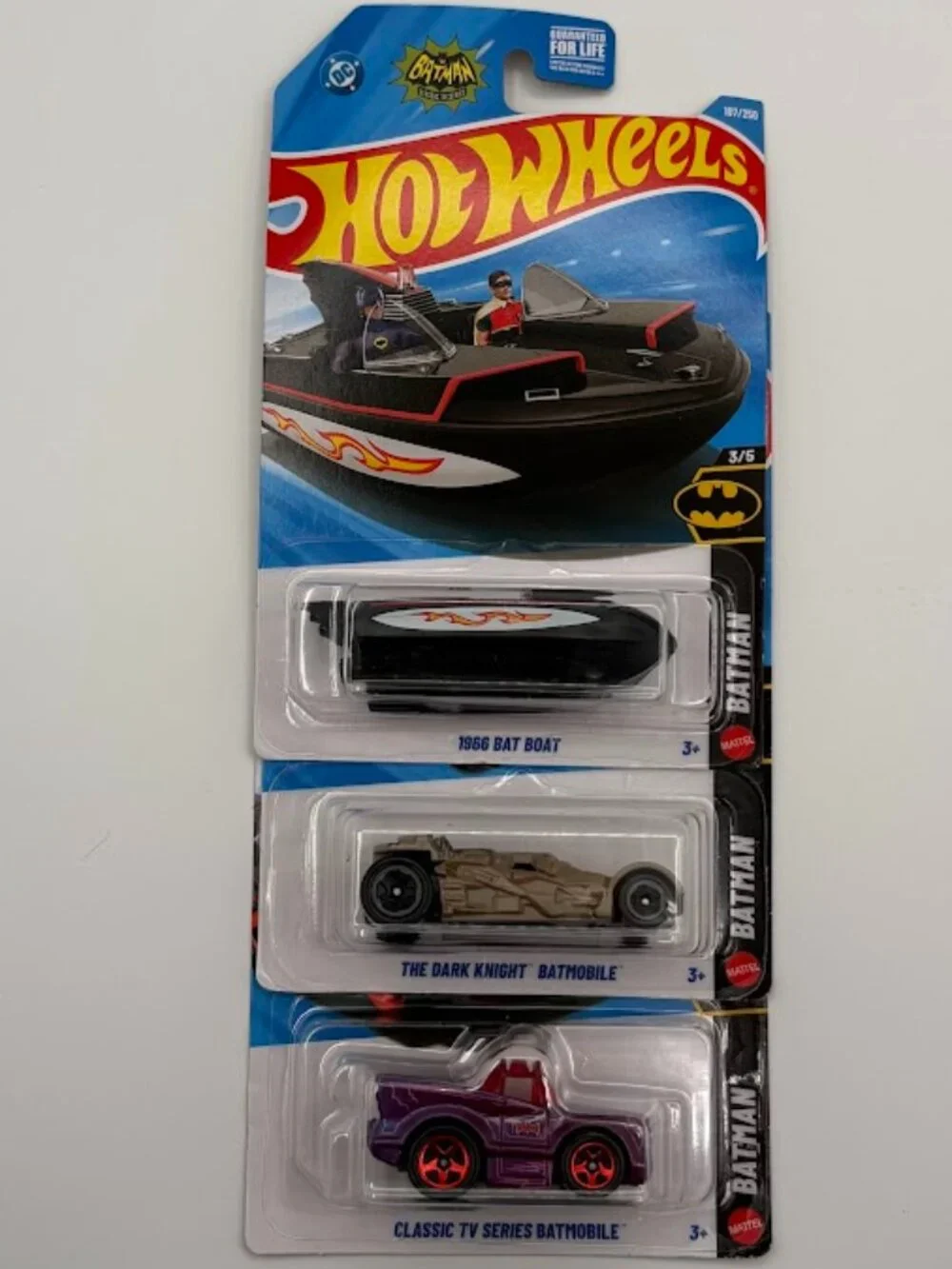 New 2026 Hot Wheels Batman Classic TV Series Lot of Three